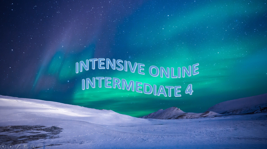 INGLÉS INTENSIVO ONLINE INTERMEDIO 4